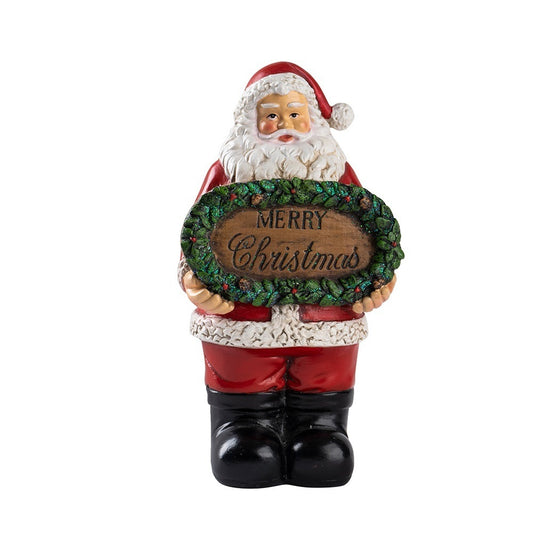 Santa Resin Figurine – Classic Merry Display