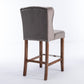 A&A Furniture Counter Height Bar Stools Upholstered