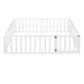 Full Size Wood Daybed Frame with Fence White(OLD SKU:WF289662AAK)