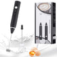 3-Piece Electric Milk Frother And Whisk Set