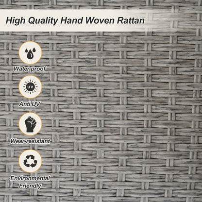 Hanging Swing Chair with Ropes Wicker Cushion