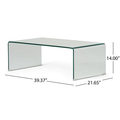 12mm Tempered Glass Coffee Table