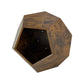 25.98" Shaped Modern Pet Furniture, Cat Kennel Side Table in Antique Wood Color