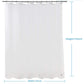 Bathroom Shower Lining Frosted Plastic Extra Long Shower Curtain Liner With Magnet Metal Eyelets Thickened Shower Curtain