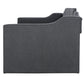 Upholstered Twin Daybed with Trundle, Black Finish for Bedrooms and Guest Rooms