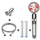 Propeller Shower Turbocharged Shower Head Shower Head Shower One-Button Water-Stop Shower