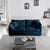 Modern Fabric Loveseat Sofa Couch for Living Room, Upholstered Large Size Deep Seat 2-Seat Sofa with 4 Pillows ,Blue Chenille