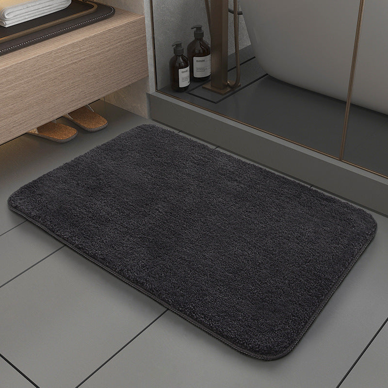 Non-Slip Rubber Mat for Bathroom and Entry Door - Household Floor Mat & Business Dust Mat, Effective Dirt Prevention