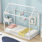 Metal House Shape Platform Bed   twin