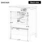 Bathroom Vanity with Sink, Bathroom Vanity Cabinet with One Drawer and Doors, Adjustable Shelf, Solid Wood and MDF, White