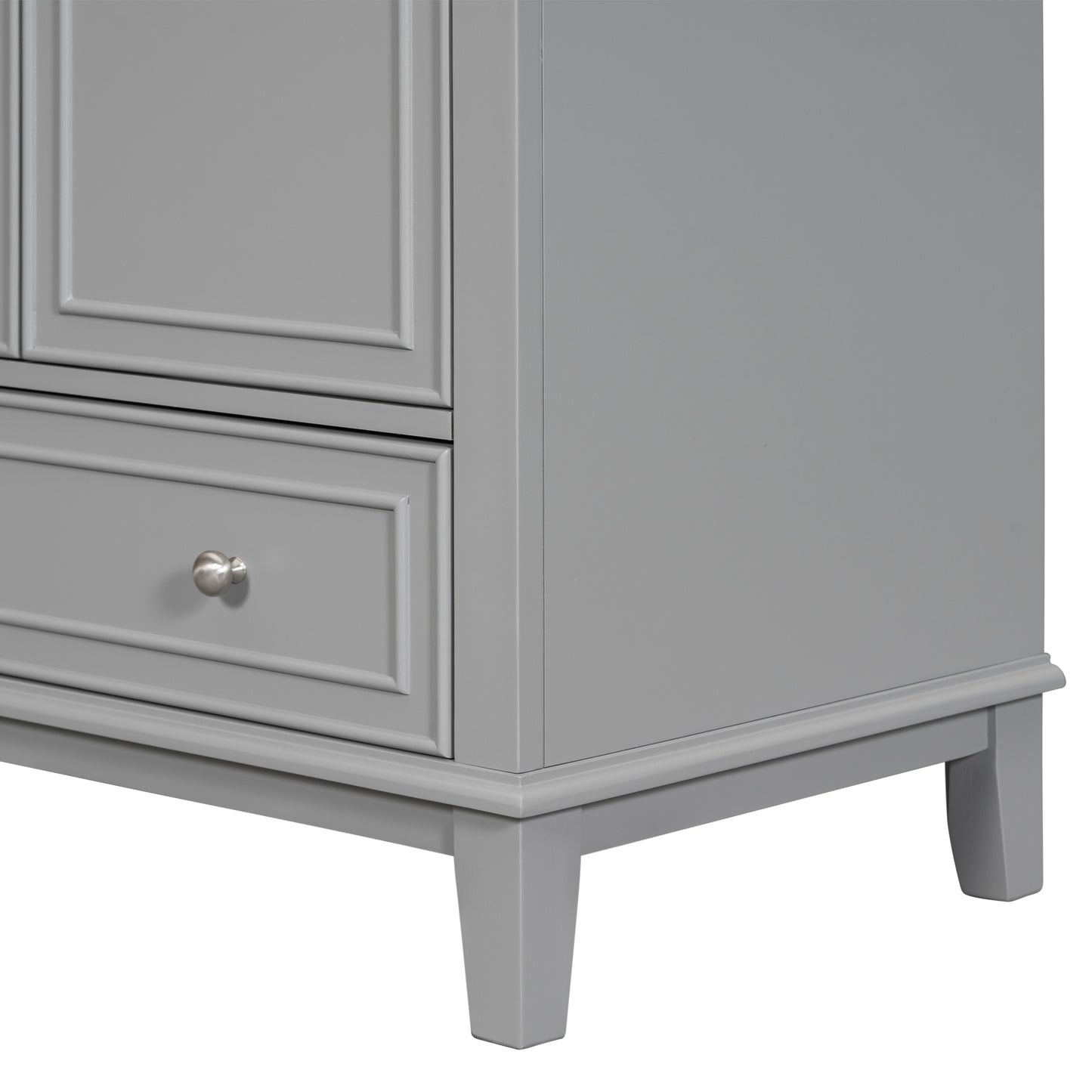 Grey Bathroom Vanity, Modern and Functional Design for Bathrooms with Ample Storage Space