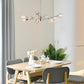 Modern Crystal Chandeliers, 9 Lights Chrome Chandelier for Living Room Bedroom (Bulbs Not Included)