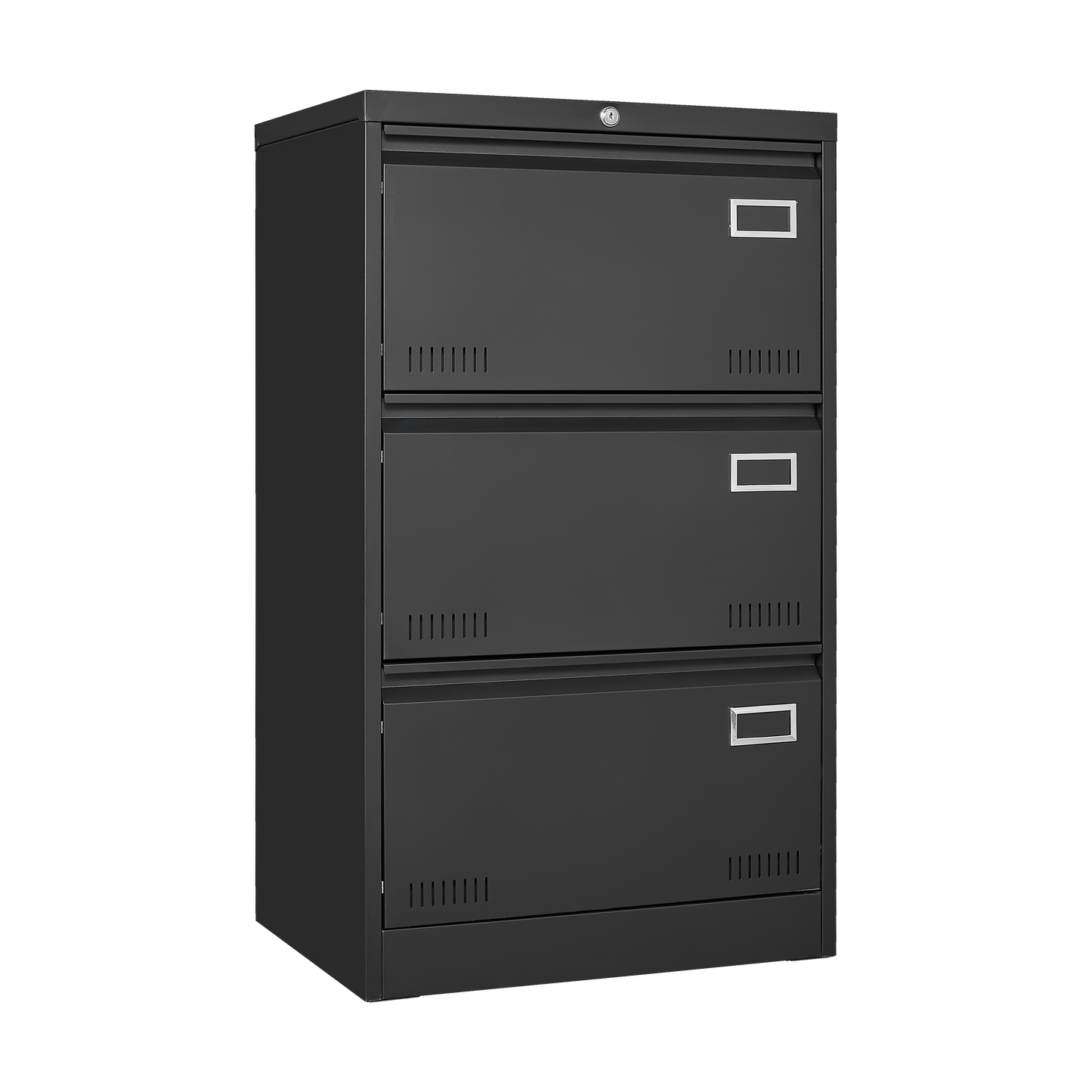 Filing Cabinet Lateral File Cabinet 3 Drawer Blcak Locking Metal File Cabinets Three Drawer