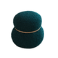 WKJ1Y Dark green snowman stool, Greig plush cushion, playful and cute, suitable for any space