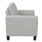 Living Room Furniture Armrest Single Sofa (Light Gray)