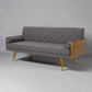 Aidan Mid-Century Modern Tufted Fabric Sofa, Timeless Design for Living Rooms and Apartments