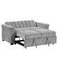 U_STYLE Convertible Soft Cushion Sofa Pull Bed ,for Two People to Sit On