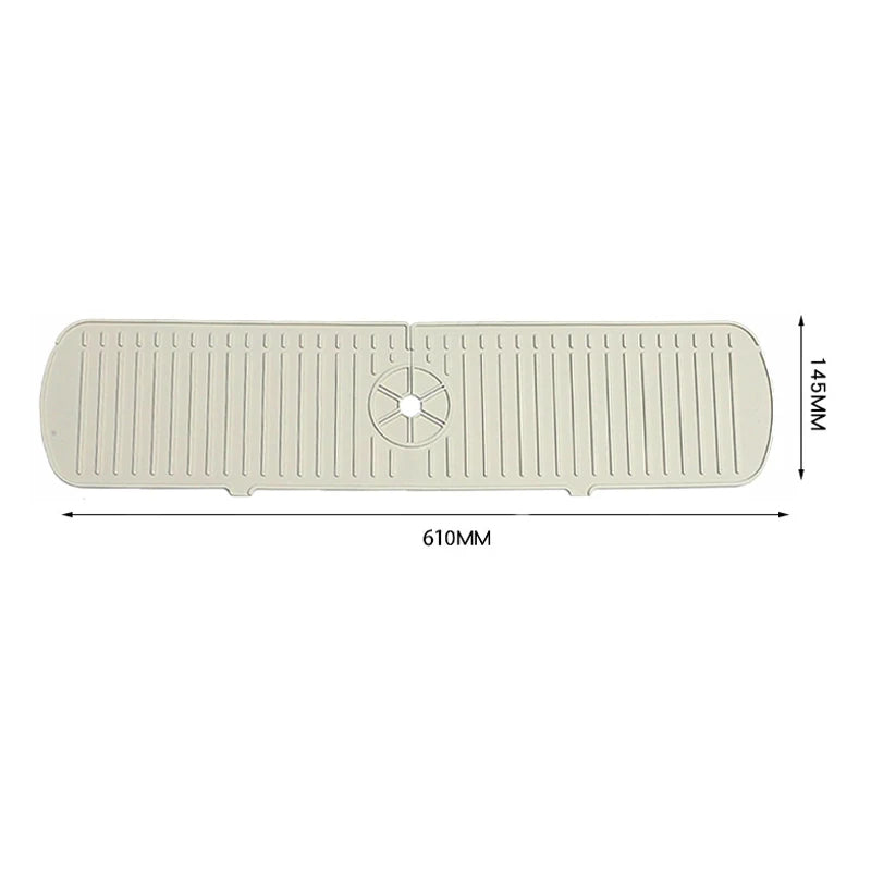 Alfombrilla protectora de silicona para grifo de cocina, escurridor de esponja, protector de encimera para baño, utensilios de cocina