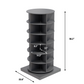 Grey 360 Rotating shoe cabinet 6 layers