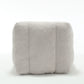 Fluffy bean bag chair Super soft couch chair with memory foam and footstool Indoor modern focus bean bag chair