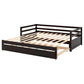 Twin or Double Twin Daybed with Trundle Espresso