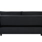 3-in-1 Convertible Sleeper Sofa Bed, Modern Fabric Loveseat with Pullout Bed, Perfect for Small Spaces, Black