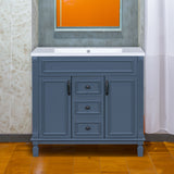 36" Bathroom Vanity Cabinet Only, Modern Storage with 2 Soft-Closing Doors and 2 Drawers