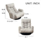 Adjustable Lounge Sofa Chair, Comfortable and Versatile Design for Relaxing in Living Rooms