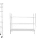 7 Tier Wire Shelving Unit 2450 LBS NSF Height Adjustable Metal Garage Storage Shelves with Wheels White