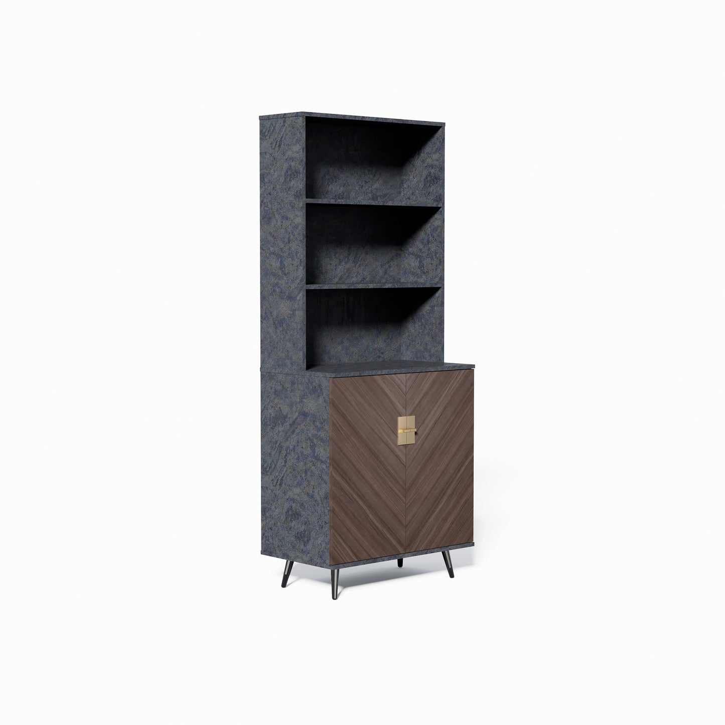 Accent Storage Cabinet with Doors, Bar Cabinet Buffet for Living Rooms, Hallways, and Kitchens