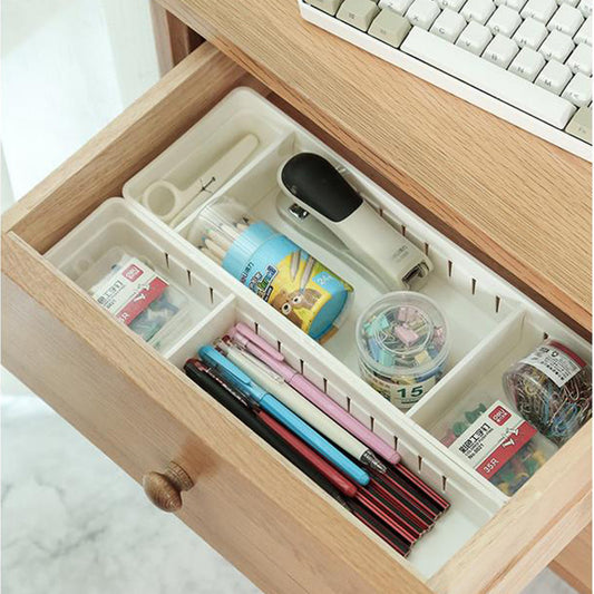 Japanese Style Desktop Drawer Storage Box Separate Kitchen Tableware Stationery Finishing Small Box Transparent Plastic Compartment Artifact