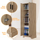 Storage Cabinet with Two Doors for Bathroom, Office, Adjustable Shelf, MDF Board, Brown