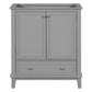 Grey Bathroom Vanity, Modern and Functional Design for Bathrooms with Ample Storage Space