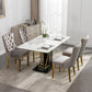 Tufted solid wood velvet cushioned dining chair, gold-plated stainless steel nail leg heads, 2 pieces in gray and gold