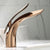 Brass internet celebrity rose gold creative personalized washbasin bathroom washbasin hot and cold