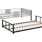 Metal twin bed with ventilation panel for noise reduction/safety guardrail/flexible space support/triple bed/CPC Certified