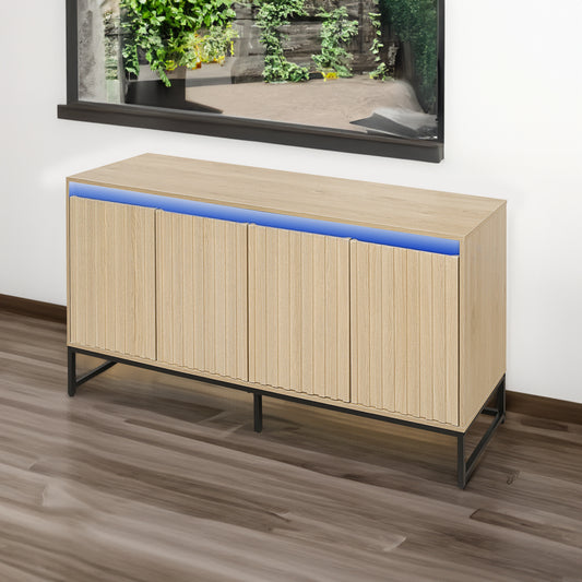 Engraved 4-Door Storage Cabinet