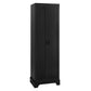 Storage Cabinet with Two Doors for Bathroom, Office, Adjustable Shelf, MDF Board, Black