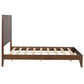 Mid-Century Modern Platform Bed Wood Slat Support with No Box Spring Needed,Full, Walnut