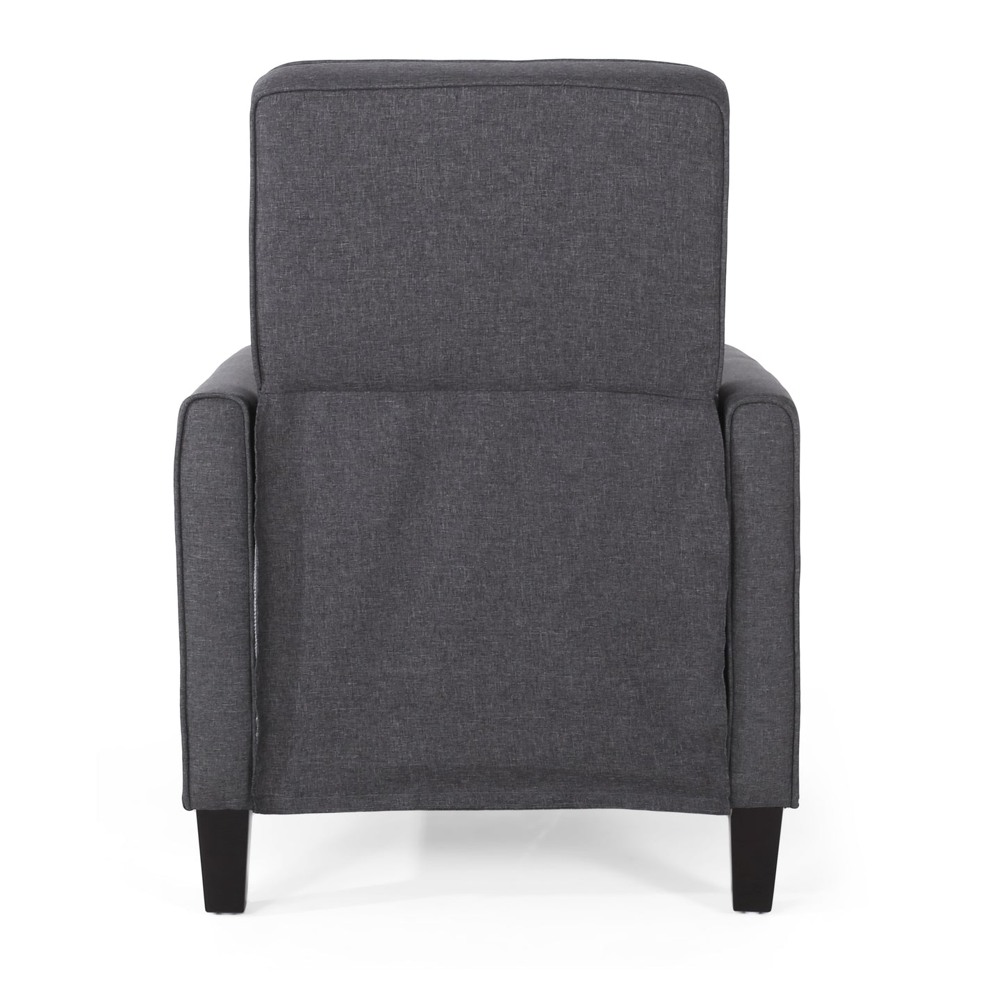 Smoke Fabric Push Back Chair, Elegant Design for Modern Home Décor