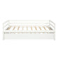 Daybed with Trundle Frame Set Twin Size White