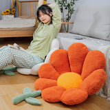 Ins Flower Cushion Office Long Sitting Waist Back Integrated Cute Seat Cushion Soft Seat Cushion Bottom Cushion Winter