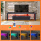 LED TV stand modern TV stand with storage Entertainment Center with drawer TV cabinet