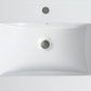 30 Inch Bathroom Ceramic Sink Basin, White