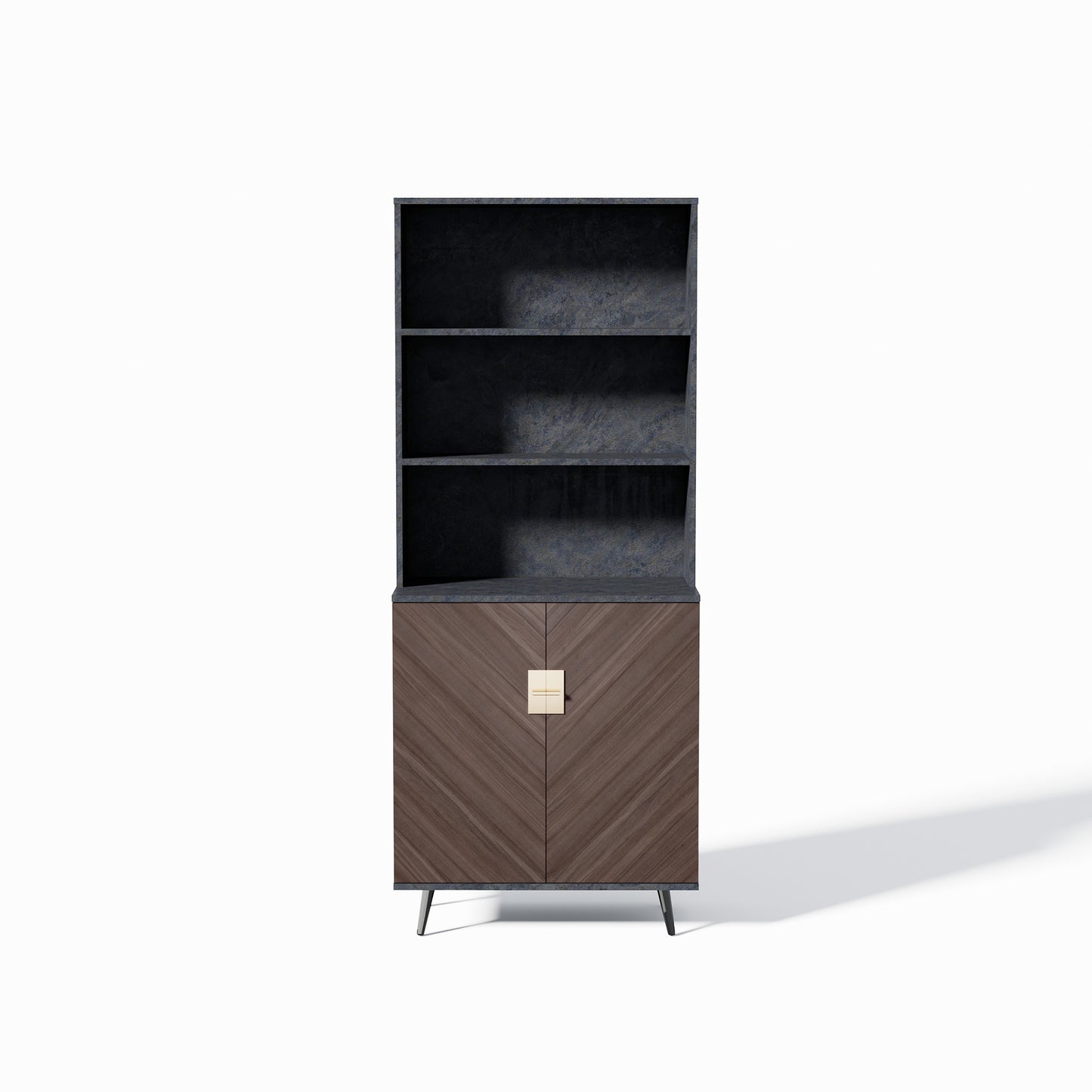 Accent Storage Cabinet with Doors, Bar Cabinet Buffet for Living Rooms, Hallways, and Kitchens