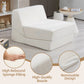 Folding Sofa Bed Couch Unfold for comfortable nap Modular Play Couch for Living Room The office Room Playroom White color