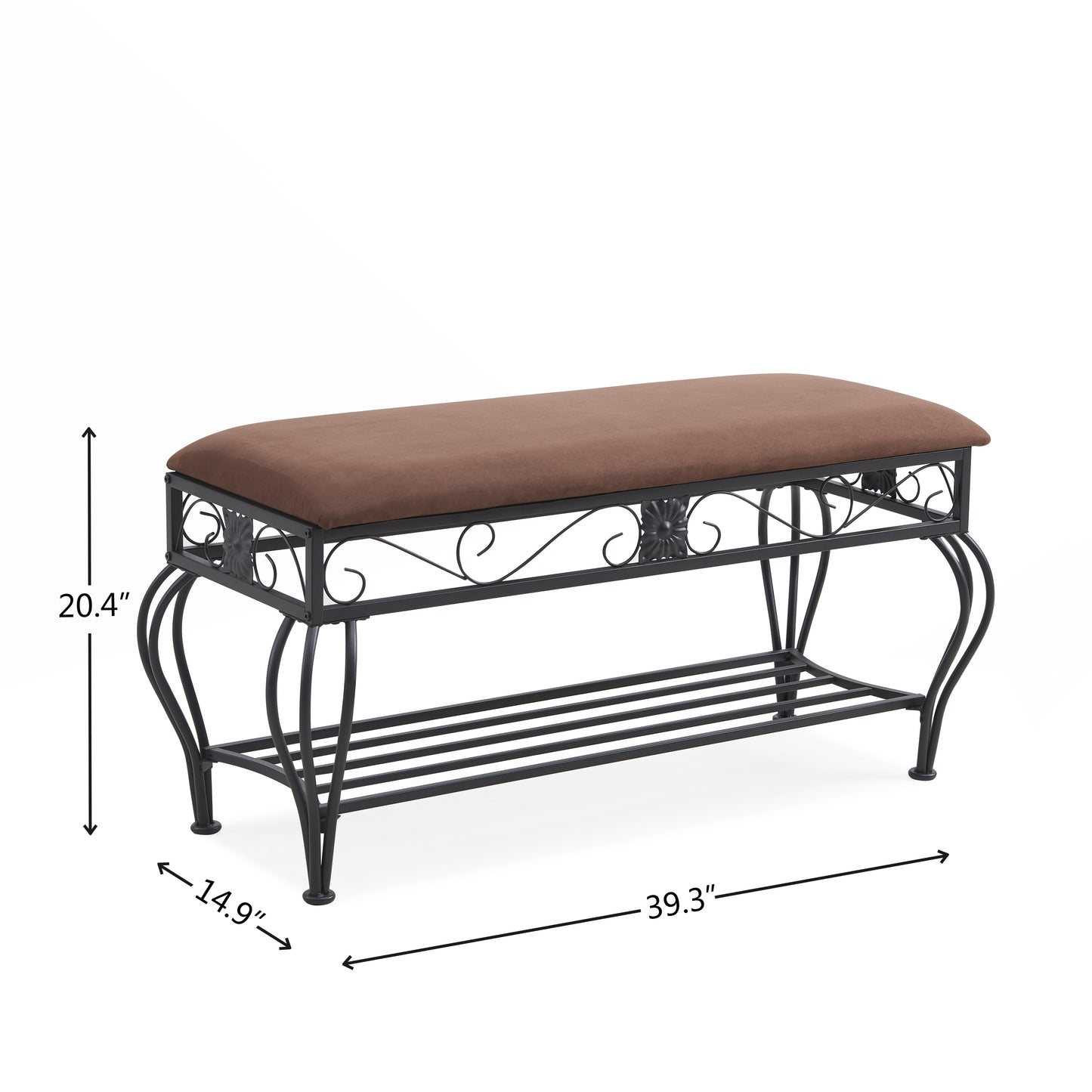 Shoe rack workbench for entrance, industrial workbench, rustic shoe rack for small spaces, padded entrance workbench