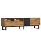 Modern TV Stand for 80-Inch TVs, Double Storage Space Media Console, Sleek Design for Living Rooms