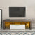 Simple modern TV stand cabinet Brown + white TV bracket