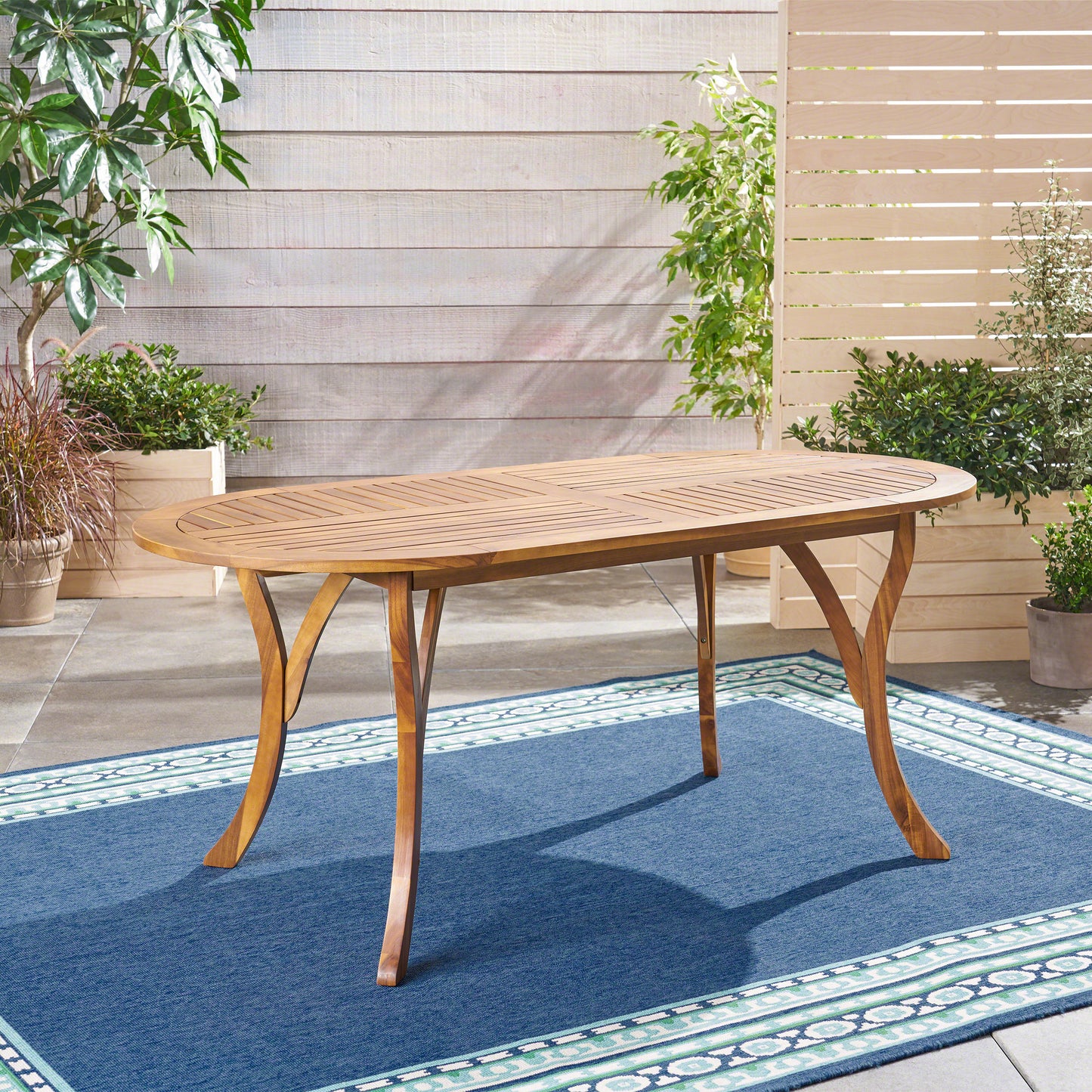 Acacia Wood Dining Table